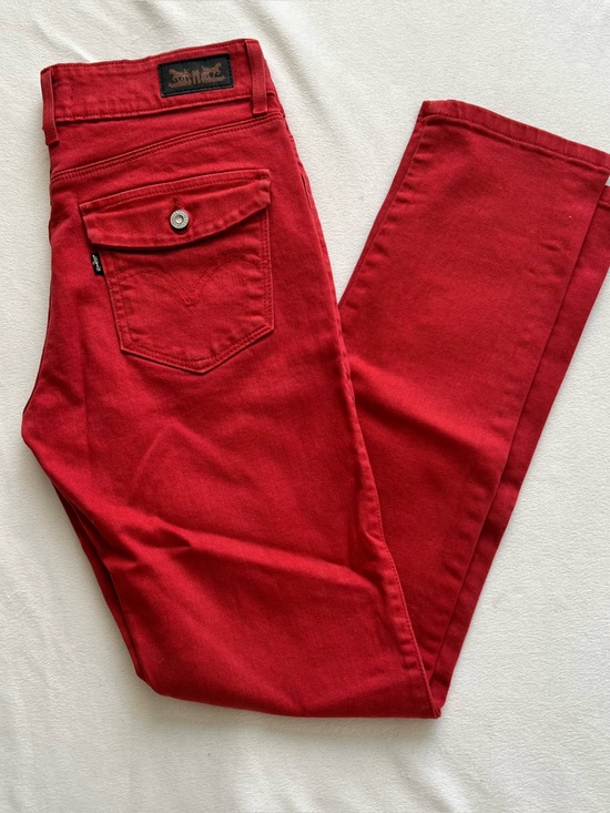 Levi's Pants - Levi’s Black Label Red Button Pocket Size 4 Y2K punk emo preppy alternative